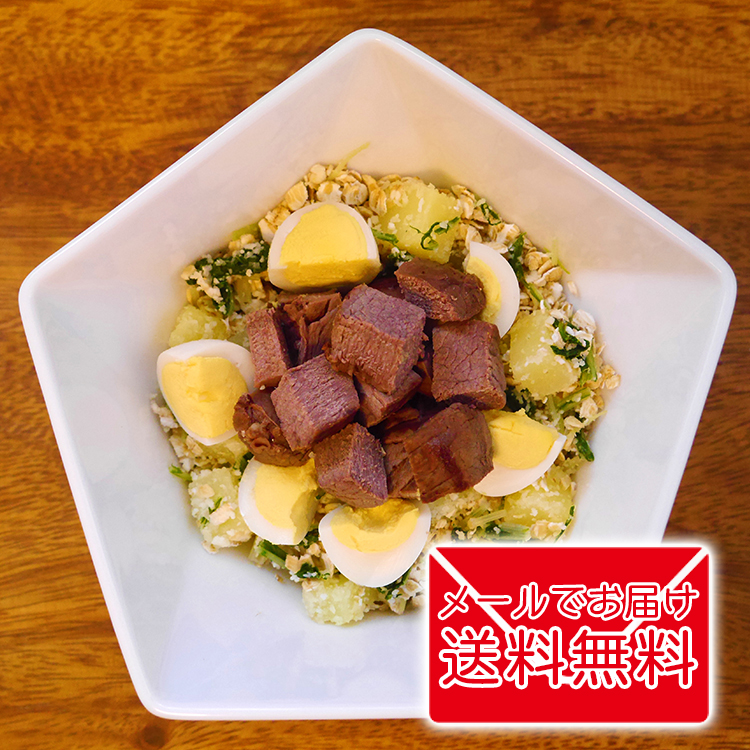 【獣医師が作ったごはんレシピ*成犬用*】えぞしか肉とじゃがいもチーズのごはんレシピ