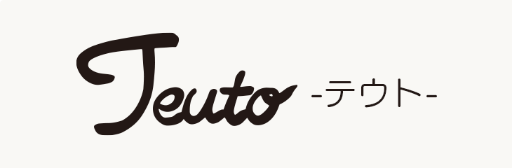 ペットのためのアパレルブランドteuto