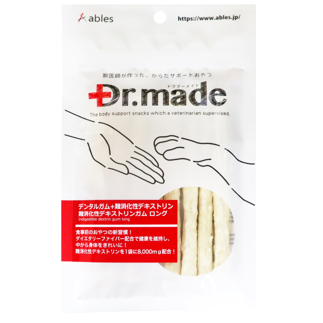 Dr.made デンタルガム+難消化性デキストリン 難消化性デキストリンガム ロング8本