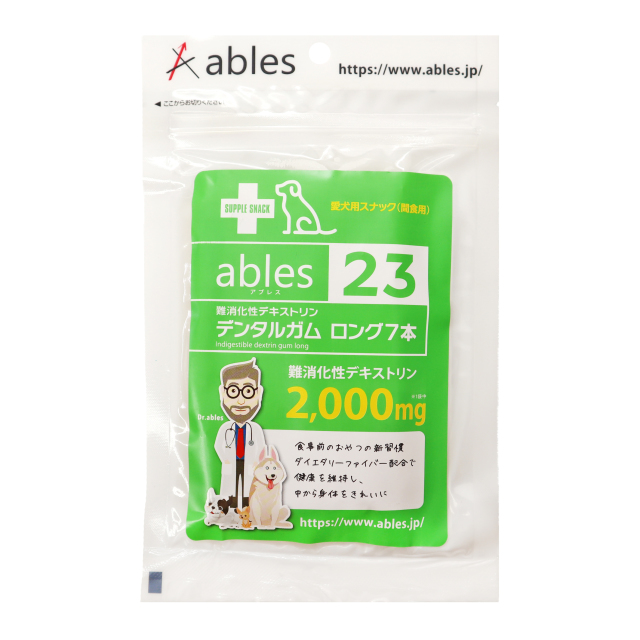 ables 23 難消化性デキストリン デンタルガムロング 7本
