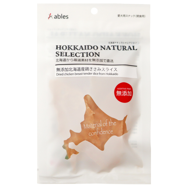 HOKKAIDO NATURAL SELECTION 無添加北海道産鶏ささみスライス 20g