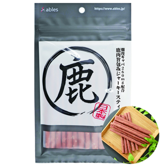 鹿肉旨包みジャーキースティック 70g