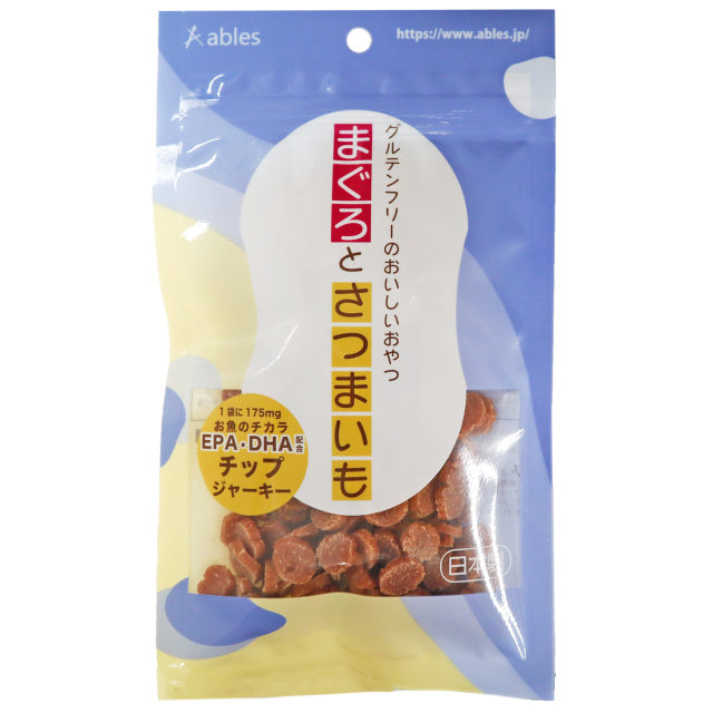 まぐろとさつまいも グルテンフリーチップジャーキー70g
