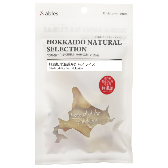 HOKKAIDO NATURAL SELECTION 無添加北海道産たらスライス20g