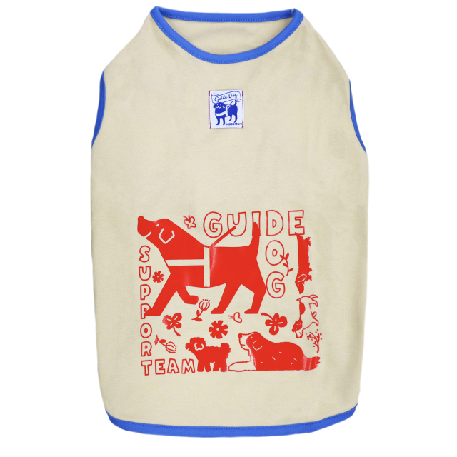 盲導犬サポートDOG Tシャツ ベージュ