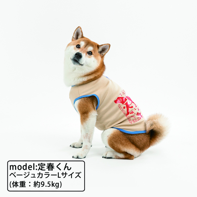 盲導犬サポートDOG Tシャツ ベージュ