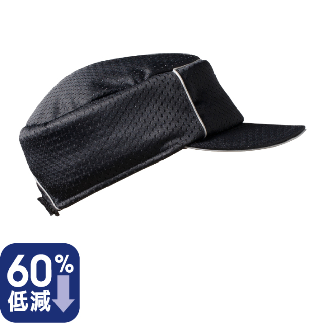 abonet+JARI キャップメッシュ（ブラック）