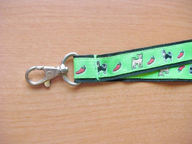 犬のキャラクター ストラップ 2色セット ループ 犬用おもちゃ スモル カラフルモンスター ライムグリーン