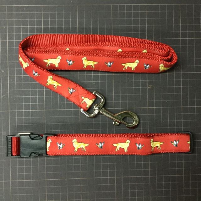 ゴールデンレトリバー 犬種別 デザインシリーズ首輪リードfrom