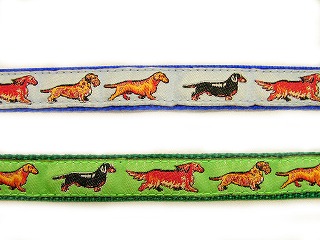 ミニチュアダックス 犬種別デザインシリーズ首輪リード from USA