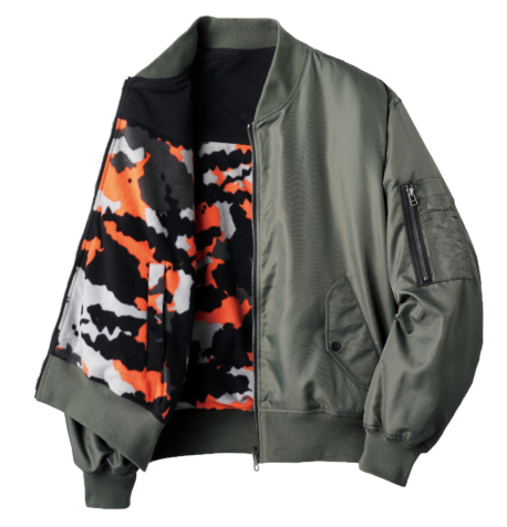 リバーシブルMA-1ジャケット AT917