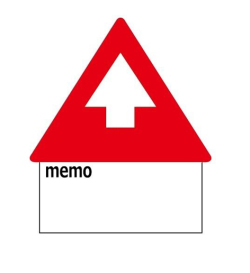 矢印再ハクリシール（252枚）新SP007　位置確認シール　送料込