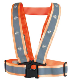 LED点滅安全ベルト (ベスト式）AT934