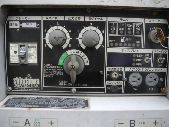 新ダイワ,中古,発電溶接機,建機