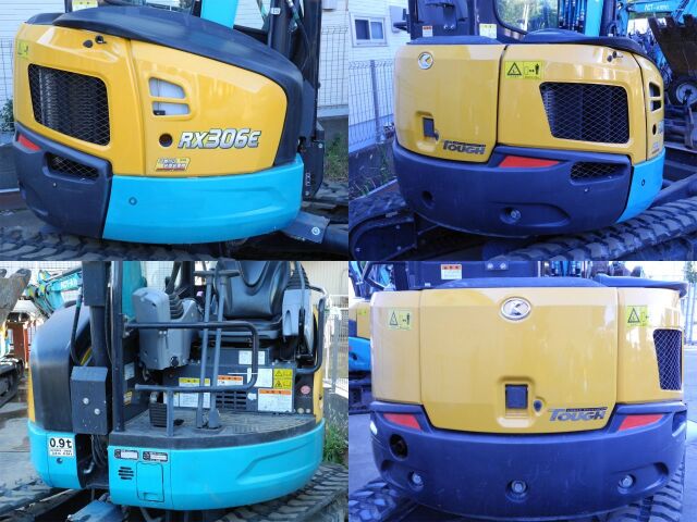 RX-306E クボタ クレーン仕様 ゴム脚