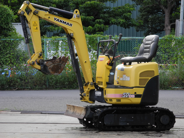 久留米 ヤンマー SV08-1A ゴムキャタ新品 後方小旋回 可変足 倍速 家庭菜園♬ 入門♬ ミニ ユンボ ショベル 久留米 ヤンマー SV08-1A ゴムキャタ新品 後方小旋回 可変足 倍速 家庭