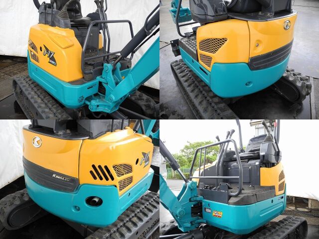 U-17 クボタ 配管機 ゴム脚 可変脚