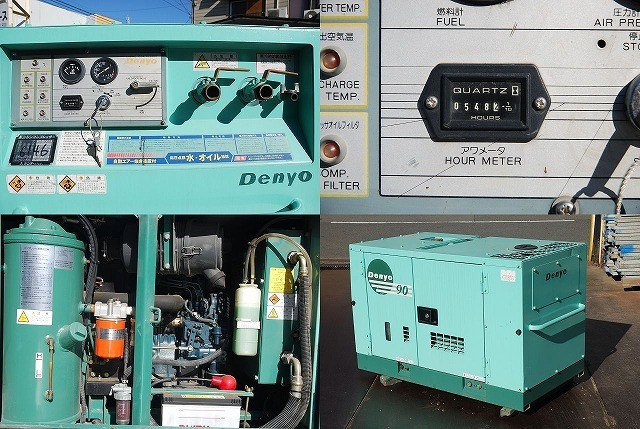 デンヨー コンプレッサー DIS90SB マシーンパーク 【ACE 