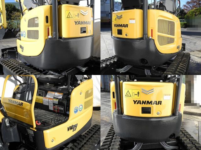 Vio17-1 ヤンマー配管機 ゴム脚 可変脚