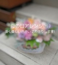 母の日アレンジ(L) 5000円(淡く優しい色合いで お花はおまかせください)