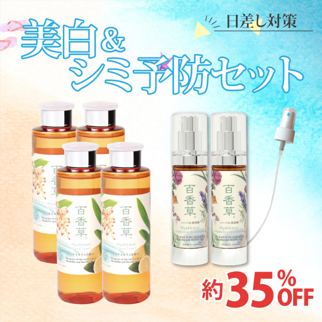 【35％OFF｜日差し対策】美白＆シミ予防セット(7月限定特典あり)