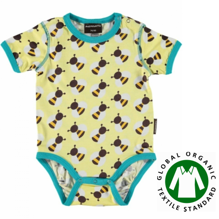 オーガニックコットンベビー服北欧マクソモーラmaxomorra ミツバチ