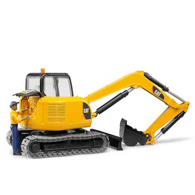 ブルーダーCATミニショベル フィギュア付