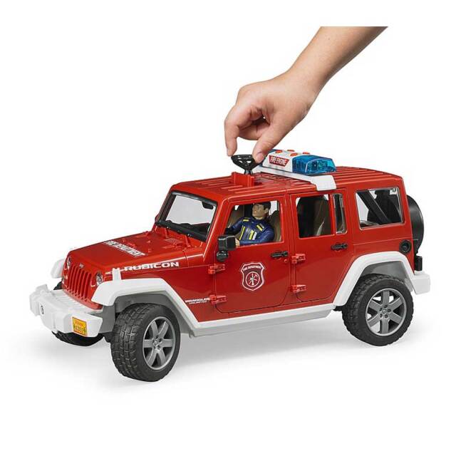 bruder Jeep Rubicon消防カスタム(フィギュア付き）