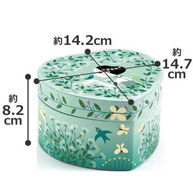 オルゴール付きのアクセサリーケース