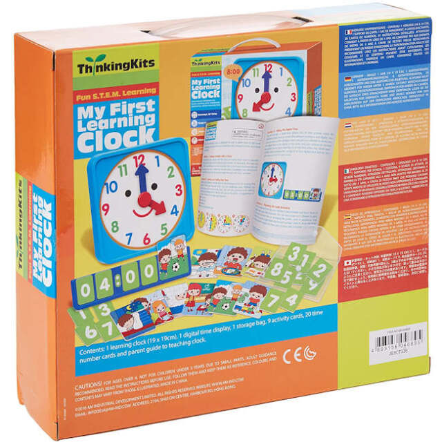 FM04689 数字 時計マイファーストクロック 4M