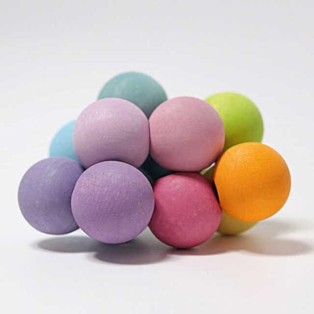 グリムスパステルボールGrimm's Wooden Pastel Balls Pastel ball gripper