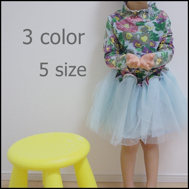 韓国子供服 レトロな花柄ワンピース 長袖