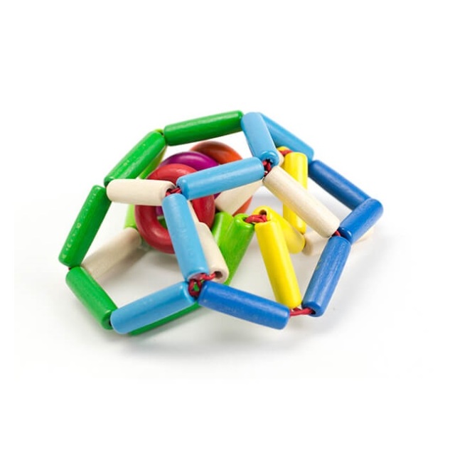 木製 SEボール ラトル がらがら おもちゃ セレクタSelecta se61008