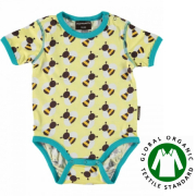 オーガニックコットンベビー服北欧マクソモーラmaxomorra ミツバチ