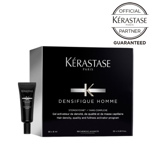 【メーカー認証正規販売店】KERASTASE ケラスターゼ DS デンシフィック ヘアデンシティープログラム ジュレ オム 6ml×30本 黒 ブラック【オフィシャルパートナー】