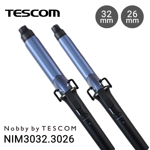 【正規店】Nobby by TESCOM ノビーバイ テスコム プロテクトイオン カールヘアーアイロン【選べるサイズ】NIM3026 NIM3032