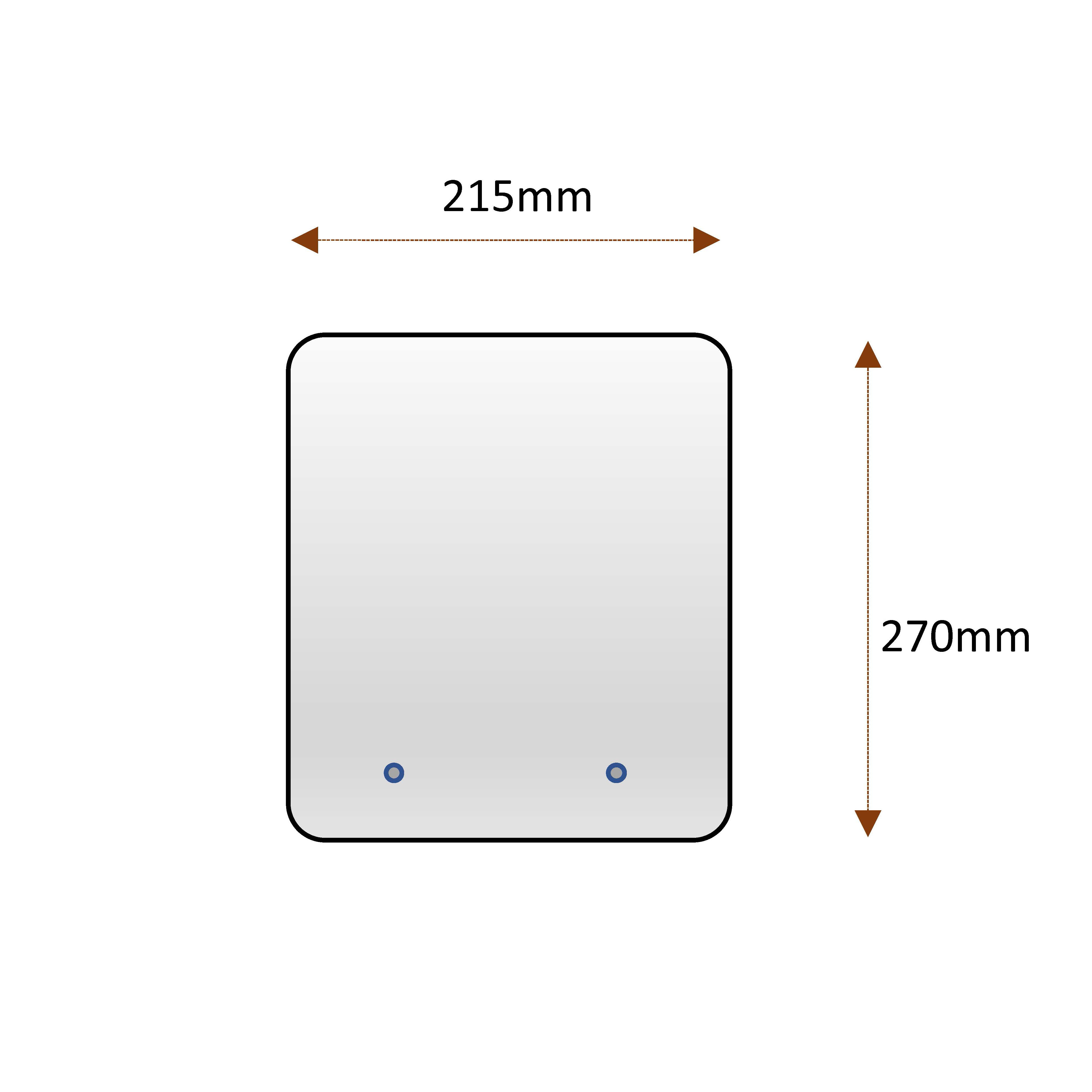 メイクアップミラー　【割れにくいミラー】【きれいな映りのアクリル卓上ミラー】