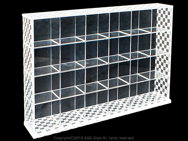 【AGE】コレクションケース/【475-Cタイプ/AZITO柄】6列4段