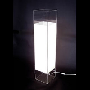 The lighting equipment acrylic floor stands　【AGE】