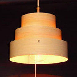Lighting equipment ring woodgraining shade (umbrella) only【AGE】