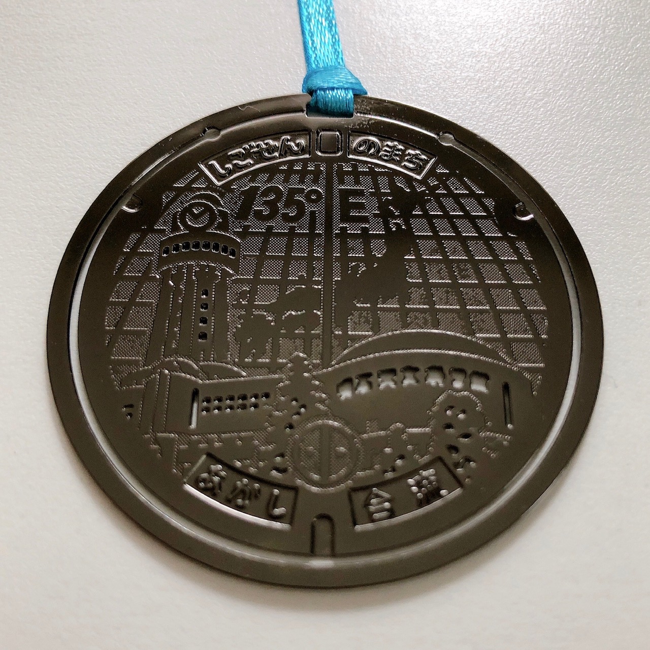 ご当地マンホールブックマーカー兵庫県明石市【メール便可能】