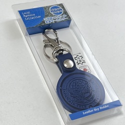 ご当地マンホール本革キーホルダー　航空自衛隊　松島基地　【メール便可能】