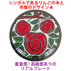 リアルご当地マンホール　No.0046長野県飯田市【メール便可能】
