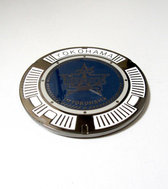 ご当地マンホールメタルプレート（ミニ） 横浜DeNAベイスターズ