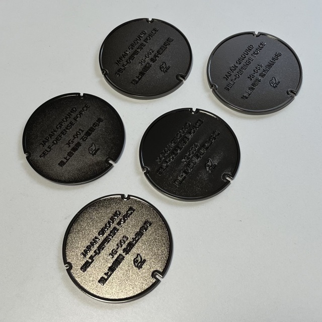 リアルご当地マンホール（ミニ） 陸上自衛隊 JG001～005（石垣・北千歳