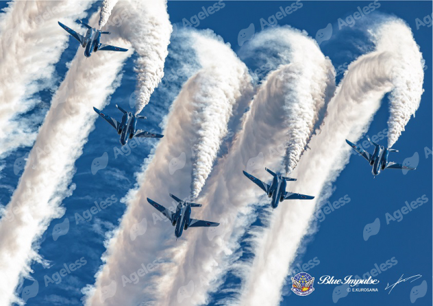 ブルーインパルス 航空写真家・黒澤英介氏のA2ポスター 全3種