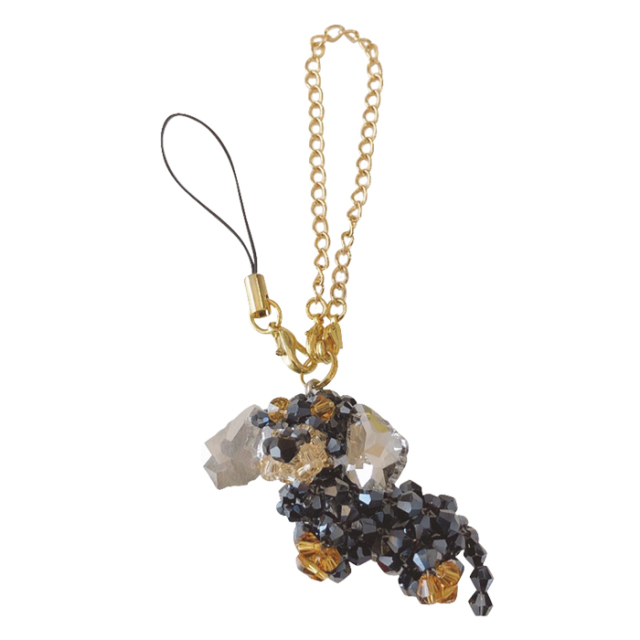 60％OFF！ クリスタル アニマル ストラップ ダックスフンド