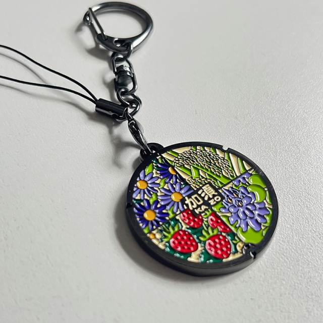 ご当地マンホールストラップ No.0117・0118・0119 埼玉県加須市 加須