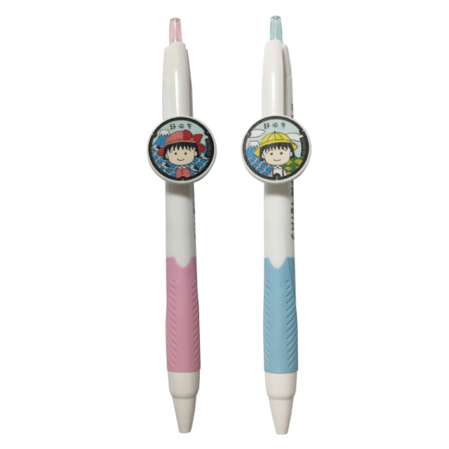 ご当地マンホールボールペン 静岡県静岡市 ちびまる子ちゃん(ピンクの