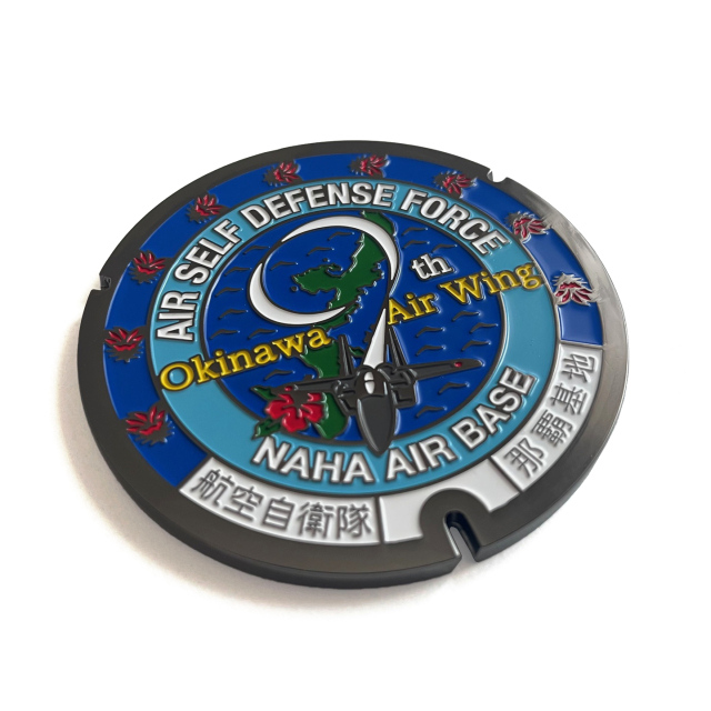 リアルご当地マンホール（ミニ） JA-001 航空自衛隊 那覇基地 JA-002